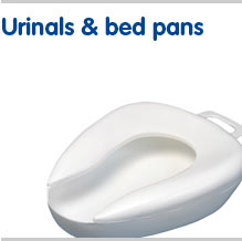 Urinals and bed pans